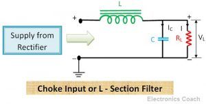 Choke Input or L- Section Filter