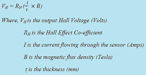 Eq hall effect sensor