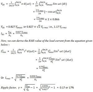 What is 3 Phase Rectifier ? - 3 Phase Half Wave, Full Wave & Bridge