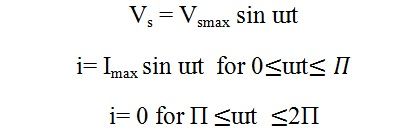 equation 8 half wave rectifier