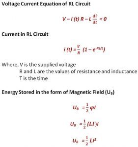 equation of RL Circuit