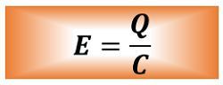 equation of voltage