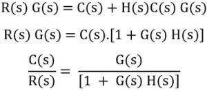 transfer function of closed loop system eq3