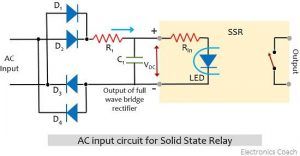 ac input circuit for solid state relay - Electronics Coach