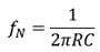 equation for twin t notch filter