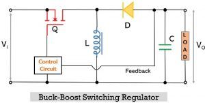 circuit of buck-boost switching regulator
