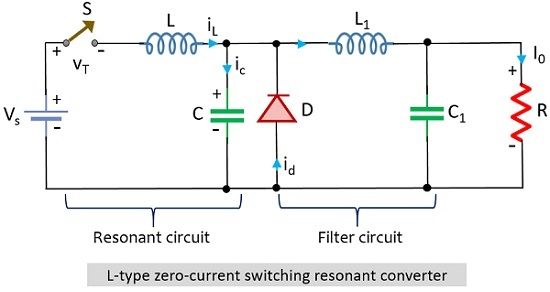 L-type zero-current-switching resonant converter